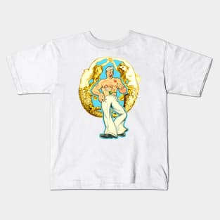 Sailor tormented by seductive deep ocean mermaids Kids T-Shirt